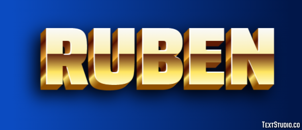 Ruben Text Effect