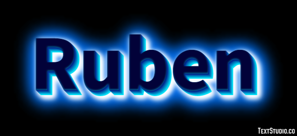 Ruben Efecto de Texto