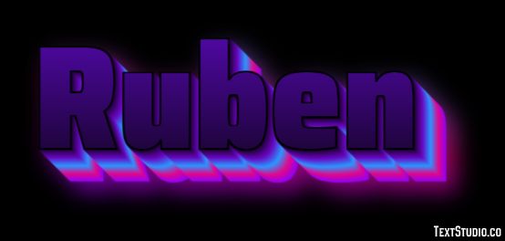 Ruben Text Effect