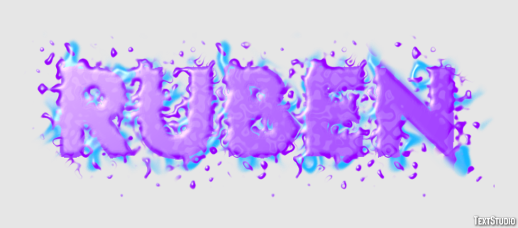 Ruben Efecto de Texto