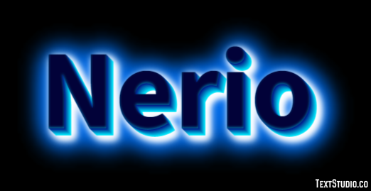 Nerio Effetto testo