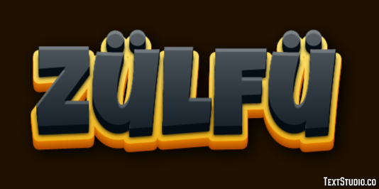 Zülfü Text Effect