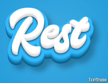 Rest Text Effect