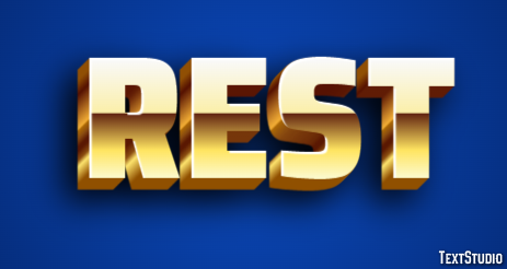 Rest Efecto de Texto