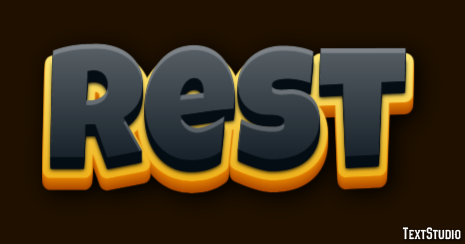 Rest Efecto de Texto
