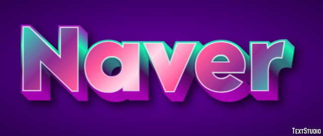 Naver Text effect