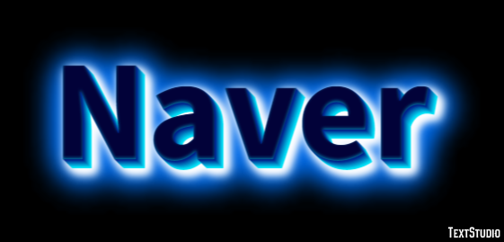 Naver Text effect