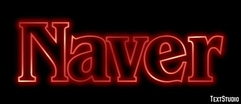 Naver Text effect