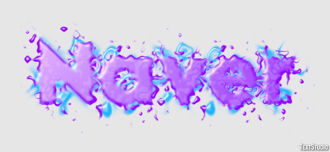 Naver Text effect