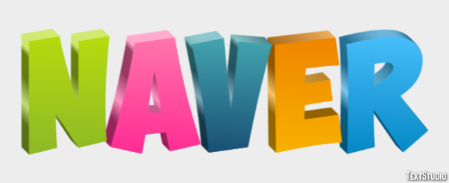 Naver Text effect