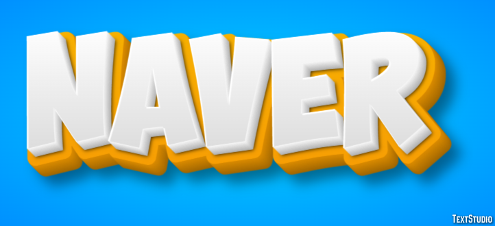 Naver Text effect