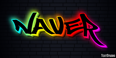 Naver Text effect