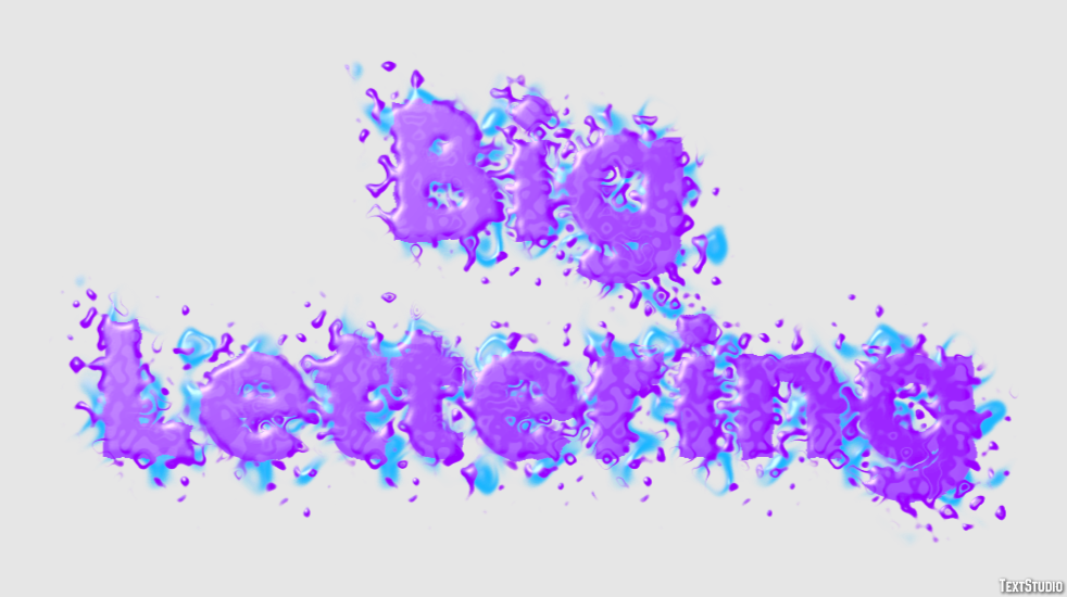 Big Lettering Text Effect
