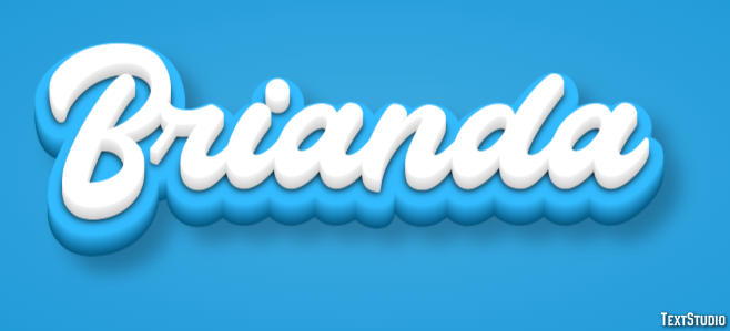 Brianda Text Effect