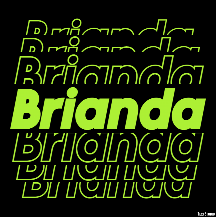 Brianda Text Effect