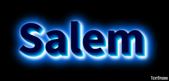 Salem Effet de Texte