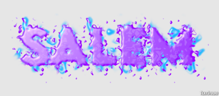 Salem Texteffekt