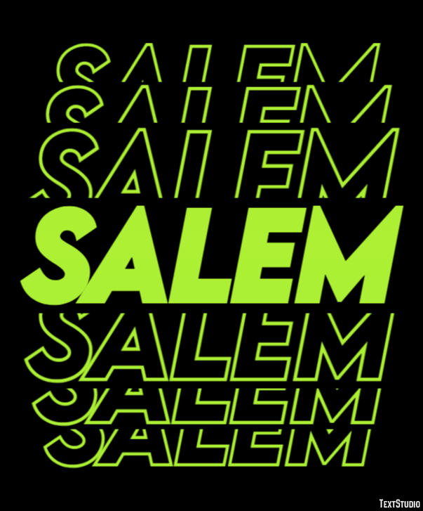Salem Efekt tekstowy