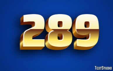 289 Text Effect