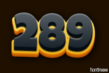 289 Text Effect
