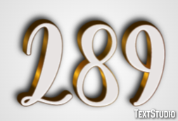 289 Text Effect