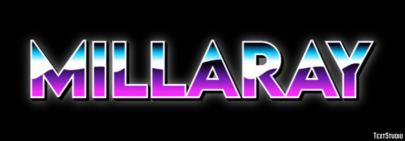 Millaray Efecto de Texto