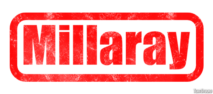 Millaray Efecto de Texto