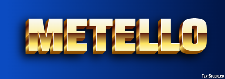 Metello Effetto testo