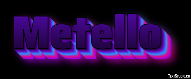 Metello Efecto de Texto