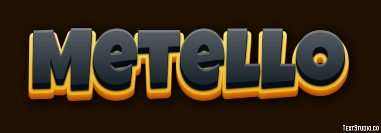 Metello Texteffekt