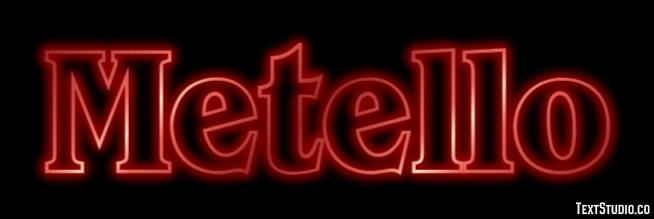 Metello Effetto testo