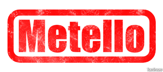 Metello Effetto testo