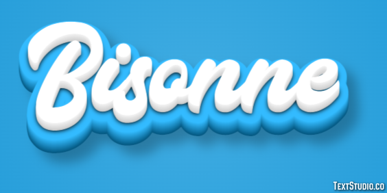 Bisonne Effet de Texte