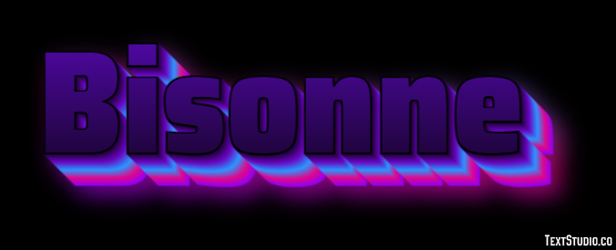 Bisonne Effetto testo