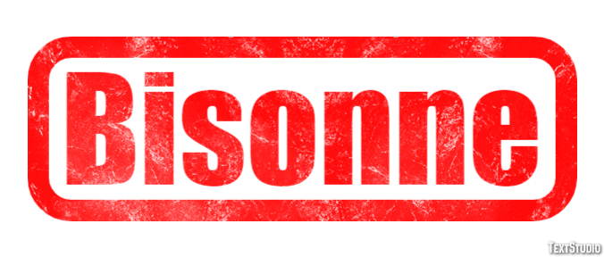 Bisonne Effetto testo