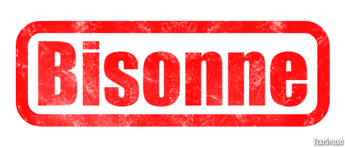Bisonne Effet de Texte