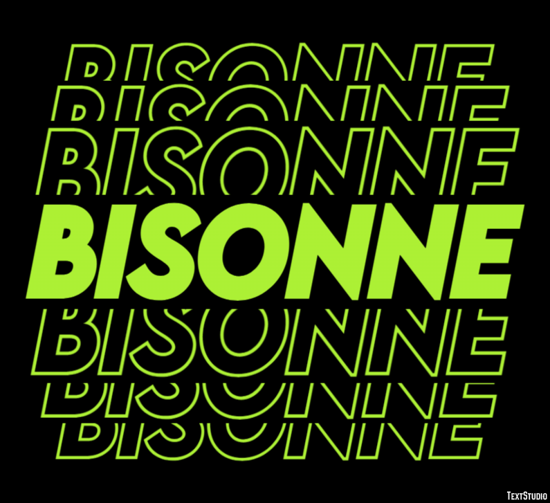 Bisonne Effetto testo