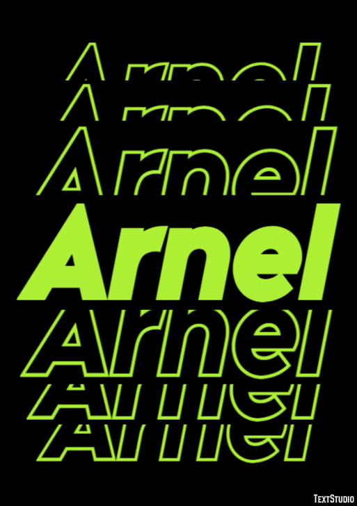 Arnel Text Effect