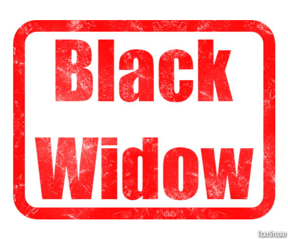 Black Widow Text effect