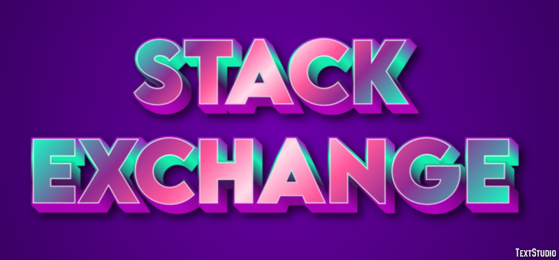 Stack Exchange Metin Efekti