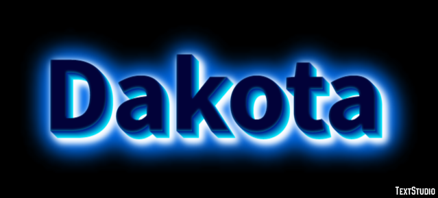 Dakota Effetto testo
