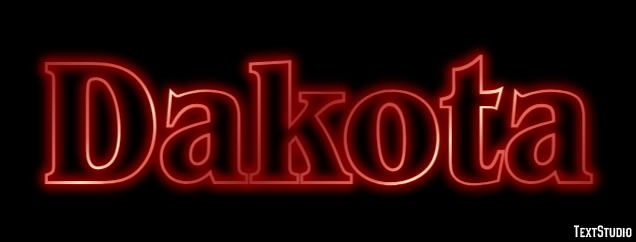 Dakota Efekt tekstowy