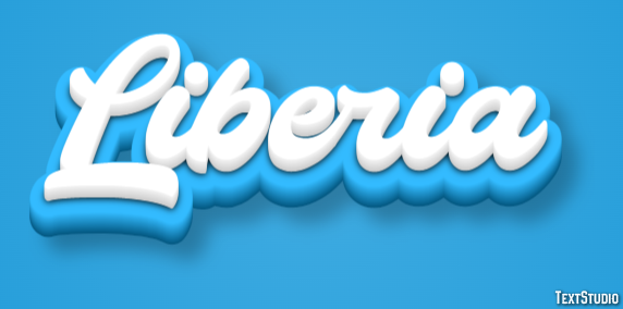 Liberia Text Effect