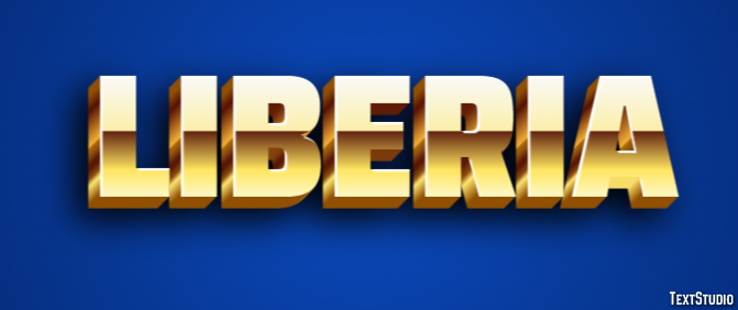 Liberia Text Effect