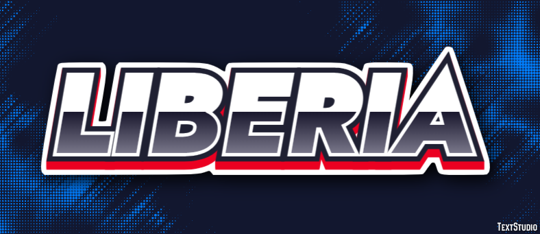 Liberia Text Effect