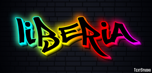 Liberia Text Effect