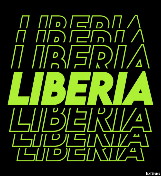 Liberia Text Effect