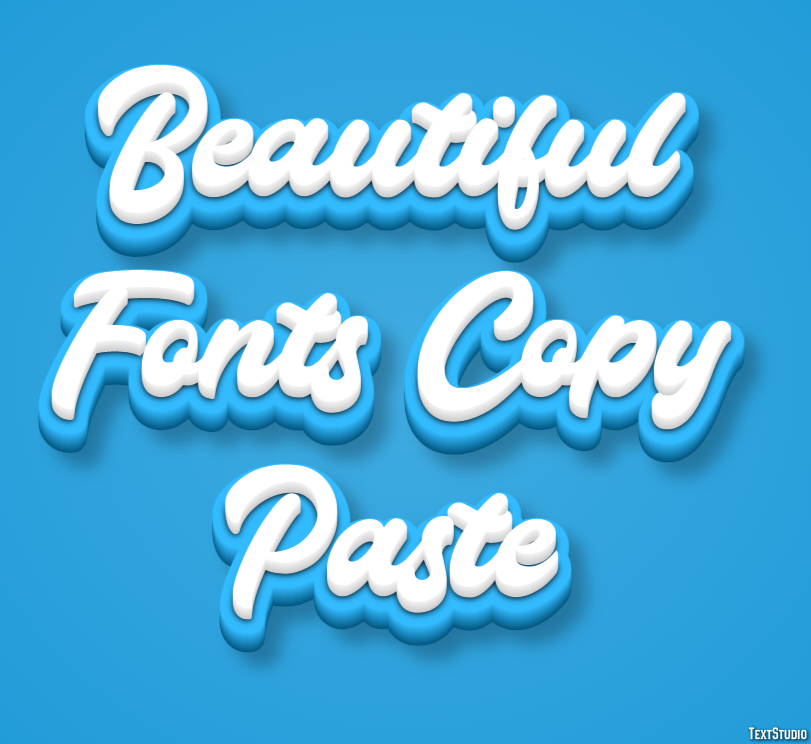 Beautiful Fonts Copy Paste テキスト効果