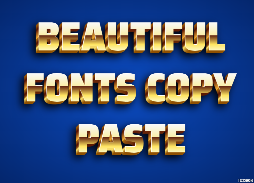 Beautiful Fonts Copy Paste テキスト効果