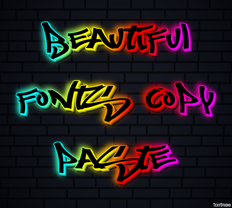 Beautiful Fonts Copy Paste テキスト効果